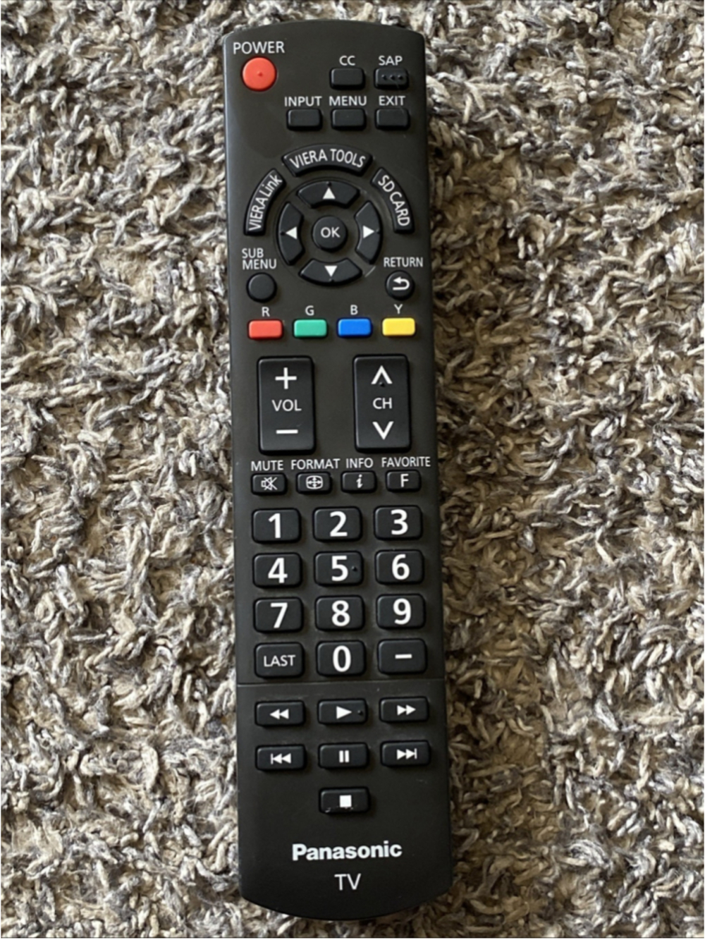 OEM PANASONIC N2QAYB000706 N2QAYB000321 Replace REMOTE CONTROL FOR 32" ~ 85" TV